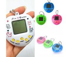 Tamagotchi Animaux Virtuels, 168 Animaux Jouets électroniques Virtuels pour Animaux de Compagnie, Jeu Numérique Rétro Des Années 90, Cadeau Danniversaire de Noël pour Les Enfants, Couleur Aléatoire