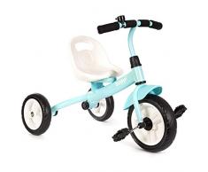 boppi Tricycle à pédales et à Pousser pour Enfant - Bleu