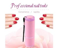 Mini Lampe de Poche LED Lampe de Poche Torche Linterna LED Violet lumière Lampe de Poche Montage - Rose