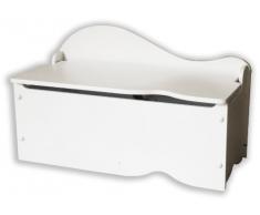 Room Studio 530002 Coffre de Rangement pour Enfant en bois Blanc 70 x 36,5 x 45 cm