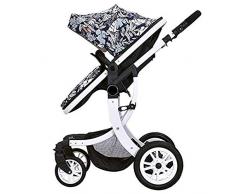 Kylin-o Poussette Berceau Poussette réversible Poussette Infant Tout Poussette Terrian Ville Sélectionnez Poussette Enfant for Fille Garçon Ajoutez Couverture Net (Color : C)