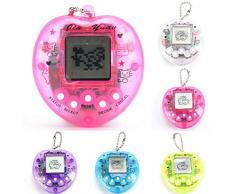 JiuRong Tamagotchi Animaux Virtuels, 168 Animaux, 90 s Beaux Jouets Animaux Virtuels électroniques, Jeu Numérique Drôle, Cadeau Danniversaire de Noël pour Les Enfants, Couleur Aléatoire