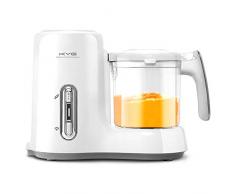 KYG Mixeur Cuiseur 5 en 1 Cuiseur Bébé Vapeur Mélange Réchauffage Stérilisation à la Vapeur Robot Multifonction Bébé