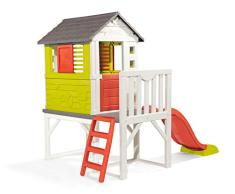 Smoby - 810800 - Jeu Plein Air - Maison Pilotis avec Toboggan