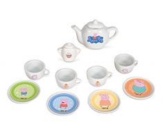 Smoby - 310531 - Peppa Pig - Jeu dImitation - Dinette Porcelaine - 10 Pièces