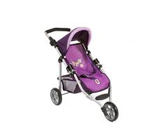 Bayer - 61228 - Poussette 3 Roues - Lola - 33-63 cm Lilac