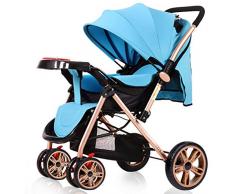 Poussette De Chéri Nouveau-née,poussette Légère Avec Guidon Réversible Buggy Voyage Portable-c