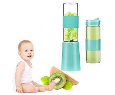 Rabbfay Électrique Mini Bébé Aliments Mixeur, Bébé Aliments Supplément Multifonction Nutrition Aliments Machine, Ménage Électrique Mixer avec Pousser Commutateur