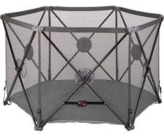 IB-Style Parc bébé LIBRA - transportable avec un sac de transport - Gris