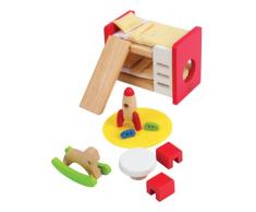 Hape - E3456 - Mobilier De Poupée - Chambre D'Enfant