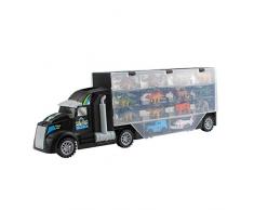 Luckiests Modèle Dinosaur Wild Life Figure Transport pour Transport Camion Jeep Hélicoptère Jouets Gift Set