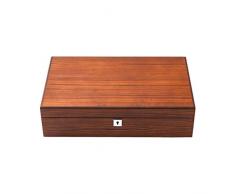 Boîte À Bijoux Boîte À Bijoux Boîte En Bois Massif De Grande Capacité De Stockage De Bijoux Décoration Boîte De Rangement Amovible Pour Coiffeuse Antidérapante Personne Cosmétique Boîte De Rangement D