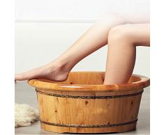 Chêne massif pieds en mousse de santé à domicile bord rond en bois, le baril de bain de pieds de fumigation, baignoire pieds, voûte en berceau, baignoire peuvent être utilisés comme cadeaux, artisanat