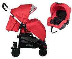 Poussette Duo 4 roues combiné 2 en 1