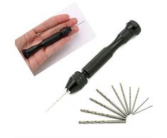 Bigsweety Perceuse À Main À Vis De Précision Avec Embouts De Torsion Ensemble De 10, Assemblage De Trous De Forage Et Maquettisme