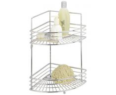 Wenko 16821100 Etagère dAngle 2 Niveaux Modèle Milano