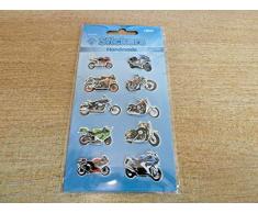 Moto, moto, Scooter Autocollants Pour Enfants, Enfants. pour Sacs De Fête, Artisanat, décoration. Autocollants Marrants