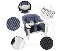 Baby table pliante chaise haute pour enfant siège bébé avec sangle sac de transport intérieur extérieur