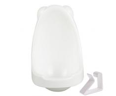 A0127 Urinoir Pot pour enfants Pot Portable Toilette bébé Enfant bébé garçon Urinoir debout Toilette bébé Urinoir mural Formateur (Blanc)