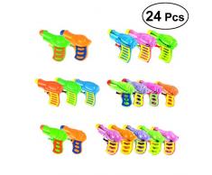 YeahiBaby Pistolets à Eau en Plastique,Piscine dété Plage Jouet Water Squirt Jouets pour Enfants,24pcs(Couleur aléatoire)