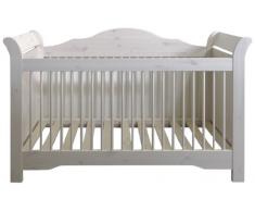 Steens Group Lit pour bébé Steens Lotta, pin, 98,4 x 156 x 76,4 cm, chaulé Blanc