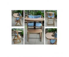 Sièges d'appoint de luxe Healthy Care, chaise de salle à manger en bois massif pour enfants, siège de bébé multifonctions réglable, pour enfants à partir de 6 mois - 6 ans