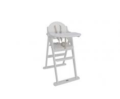East Coast Nursery Ltd - Chaise haute pliante blanche pour les bébés à partir de 6 mois