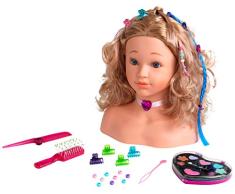 Klein - 5240 - Coiffure - Tête à coiffer et à maquiller Princess Coralie, grand modèle