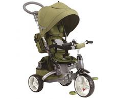 BABYS CLAN Tricycle/Poussette Evolutif 6 en 1 Vert Olive