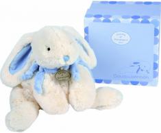 Doudou et Compagnie Lapin Bonbon Grand Modele - Bleu