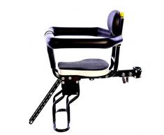 IIKA Siège Velo Enfant Avant - Détachable Sécurité Bicyclette Selle avec Accoudoir Dossier Pédale et Clôture - pour Vélo et Vélo Électrique