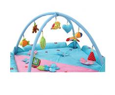 WyaengHai Tapis De Jeu DActivité pour BéBé Bébé Tapis de Jeu de Grande Taille Portique (60 X 120 cm) Baby Gym Qui grandit avec bébé Tapis De Jeu Bébé (Color : Pink, Size : 120x60cm)