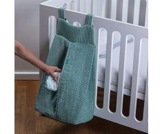Urban Kanga Sac de Rangement des Couches | Range Pyjama | Porte Couches | Organiseur de Couches de Bébés (Vert Dots)