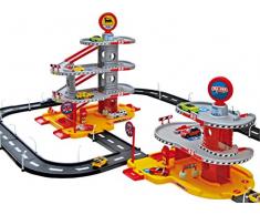 FARO - 707 - Véhicule Miniature - Super Garage - 2 en 1 - 4 Etages + 3 Etages + 2 Voitures - 158 X 119 X 47 Cm