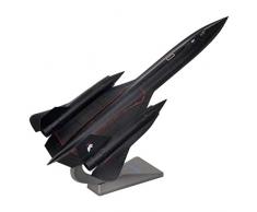 P Prettyia Échelle 1:72 American Aircraft SR-71 Blackbird Hélicoptère Miniature Alliage Modèle Militaire Airforce pour Collectables Office Décoratif