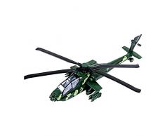 YIJIAOYUN 11,2 Jouet dhélicoptère Militaire à Tirer avec lumières et Avion sonore pour Enfants