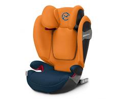 CYBEX Gold Siège Auto Solution S-Fix, Adapté aux Voitures Avec ou Sans Isofix, Groupes 2/3 (15-36 kg), De 3 Ans à 12 Ans Environ, Tropical Blue