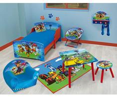 FUN HOUSE 712593 Pat Patrouille Table Carrée pour Enfant Bois MDF Bleu 50 x 50 x 44 cm