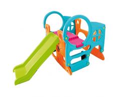 FEBER Activity Center - Centre dactivités avec toboggan pour enfants de 2 à 7 ans (Famosa 80001020247)
