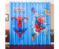 llkjd Rideaux doccultation Spider-Man en Tissu Isolant Anime 3D Chambre denfant-W66 * L90