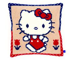 Kit coussin au point de croix Hello Kitty enmarche