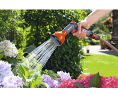 Pistolet d Arrosage Multi-Applications Classic de Gardena : Lance d Arrosage de s Plantes, 3 Formes de Jet d Eau, Protection Contre Le Gel (18313-20)