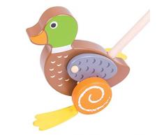 Bigjigs Toys Jouet à Pousser (Canard)