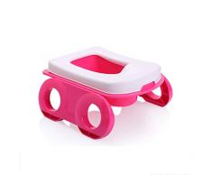 LIQIN Taille des Toilettes for Enfants Toilette portative Toilette for bébé Urinoir Pot Masculin et féminin (Color : Pink)