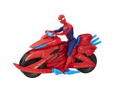 Marvel Spider-Man – Figurine Spider-Man 15 cm et moto - Jouet Spider-Man