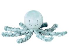 Nattou Peluche Poulpe, Dès la Naissance et Pour Bébés Prématurés, 23 cm, Vert menthe