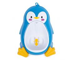 Pceewtyt BéBé GarçOn les Toilettes Pot Pingouin de Formation Stand Enfants Urinoir Vertical GarçOns Pee Infant Toddler Mural Bleu