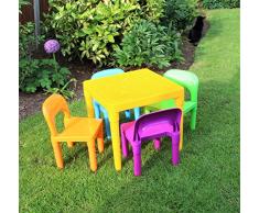 HOME HUT Maison Refuge de Grande Table et chaises pour Enfant Grande Plastique – Enfants Tout-Petits Enfant – Cadeau