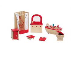 Goki - 51959 - Mobilier de Poupée - Meuble pour Poupée - Salle de Bain