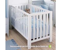 Alfred & Compagnie Lit bébé banquette bois massif 60x120